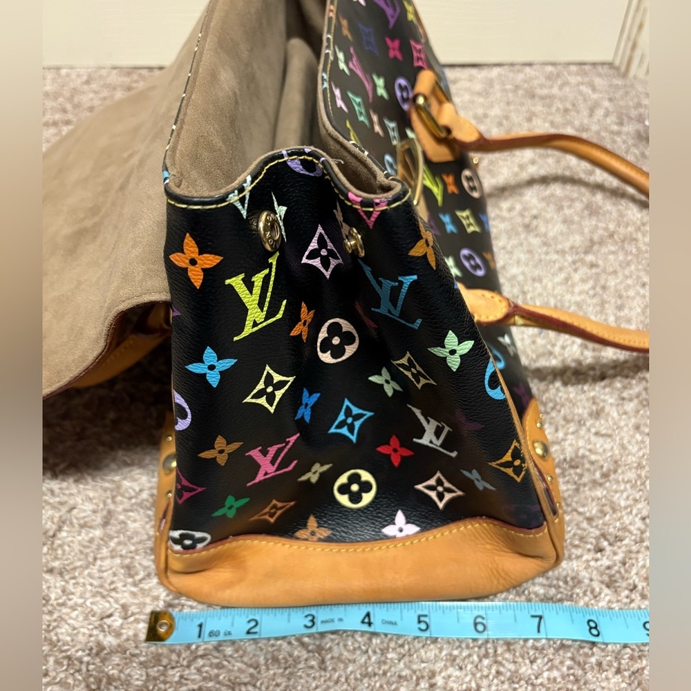 Louis Vuitton LV Murakami black multicolor Beverly handbag cute shoulder bag EUC - Picture 12 of 17